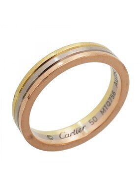 Cartier Ring Vendome 18k Yellow Gold 18k White 18k Pink